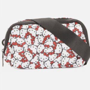 Sanrio Hello Kitty Adult's Belt Bag Fanny Pack All-Over Face Pattern OSFM NWT